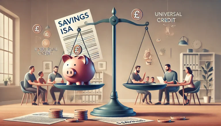 do isas count as savings for universal credit