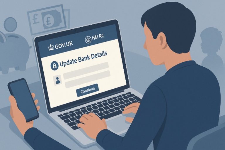 change bank details for child benefit