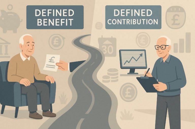 defined benefit vs defined contribution