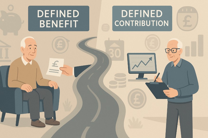 defined benefit vs defined contribution