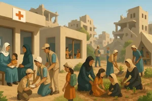 What Are the Long-Term Goals of the UK’s Humanitarian Strategy in Gaza