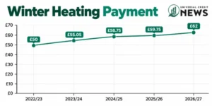 Winter Heating Payment increase graph