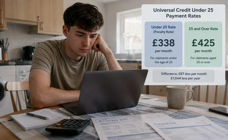 universal credit under 25 penalty