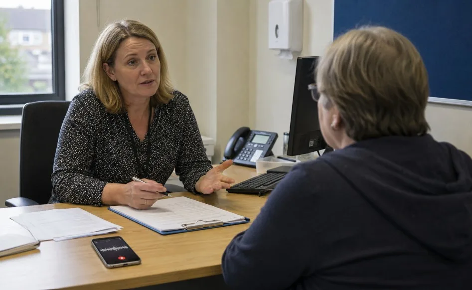 dwp pip assessment audio recording